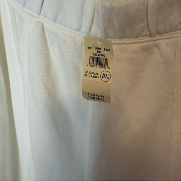NWT Aerie Barrel White Women’s Sweatpants Size XL - Picture 6 of 10